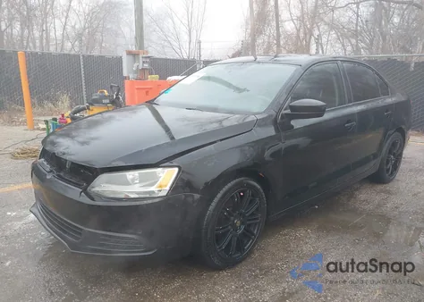 2012 Volkswagen Jetta 2.0L S z USA, uszkodzony, nr VIN 3VW1K7AJ2CM377314